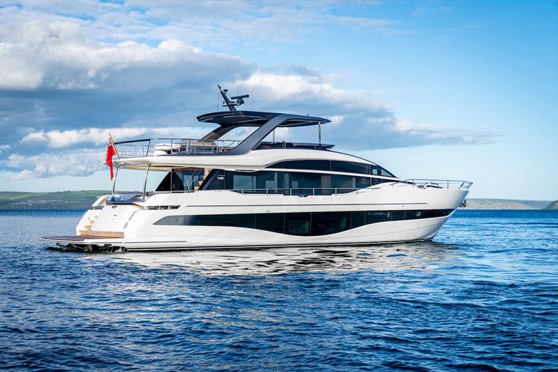 Princess Y85 photo copyright Denison Yachting taken at  and featuring the Power boat class