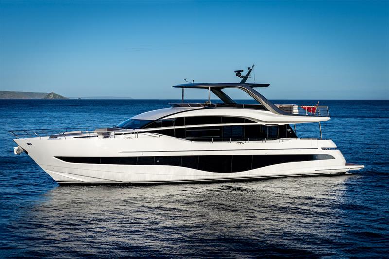 Princess Y85 photo copyright Denison Yachting taken at  and featuring the Power boat class