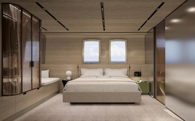 Sanlorenzo SX120 - VIP cabin - photo © Sanlorenzo Yachts