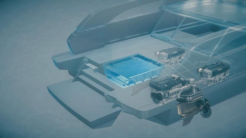 Sanlorenzo SX120 - IPS (Inboard Performance System) Professional Platform, developed by Volvo Penta - photo © Sanlorenzo Yachts