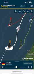 The Ocean Rce Tracker Mobile - Predictwind - The Ocean Race - July 2025