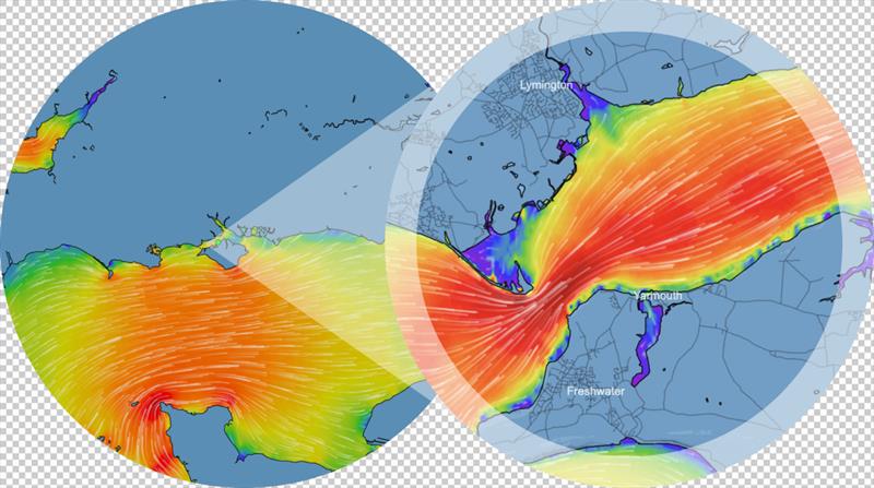 Ultra High resolution - PredictCurrent - high-resolution tidal currents model - photo © Predictwind