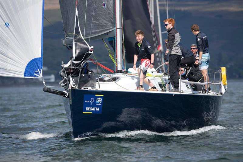 Blue Jay at the Pelle P Kip Regatta photo copyright Marc Turner taken at Royal Western Yacht Club, Scotland and featuring the RC35 class