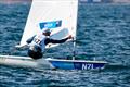 Sam Meech (NZL) was 19th in the first race on Day 1 of  the Tokyo 2021 Olympic Laser regatta. © Sailing Energy / World Sailing