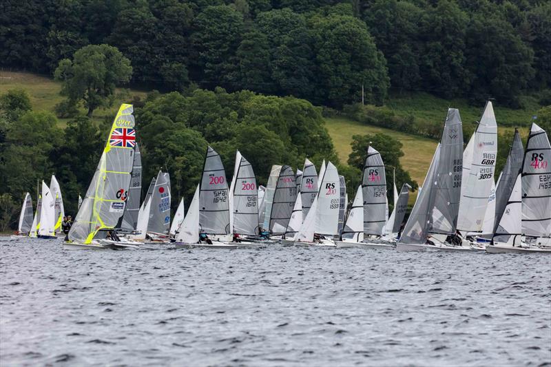 RS200s during the Lord Birkett 2023 photo copyright Tim Olin / www.olinphoto.co.uk taken at Ullswater Yacht Club and featuring the RS200 class