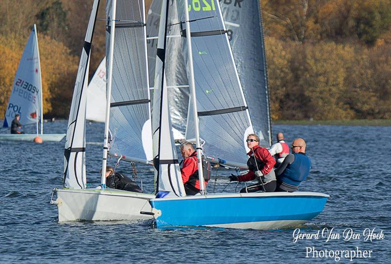Leigh & Lowton Revett Series day 1 photo copyright Gerard van den Hoek taken at Leigh & Lowton Sailing Club and featuring the RS400 class