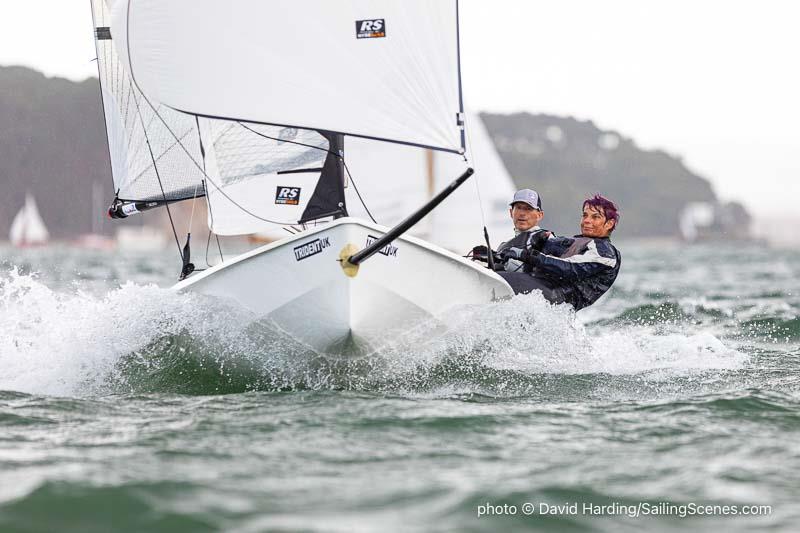 Joh Heissig and Nicky Griffin, fleet winners - RS400 fleet at Poole Week - photo © David Harding / www.sailingscenes.com