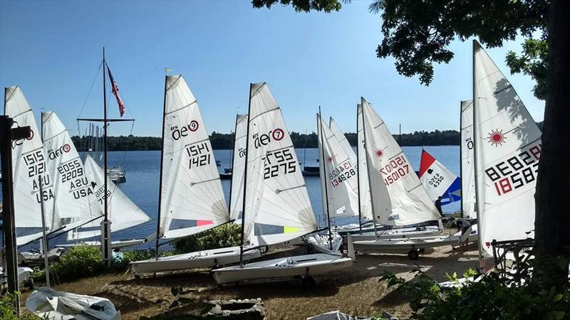 RS Aeros at the Massapoag Yacht Club 68th Annual Regatta - photo © Diane Kampf