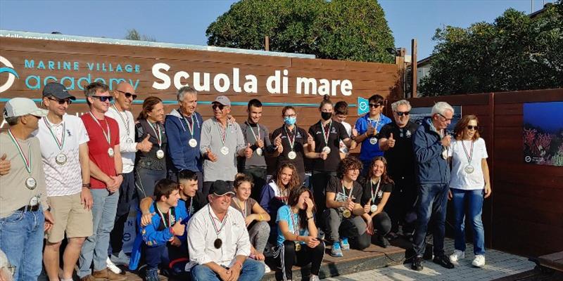 Prizewinners at Tognazzi Marine Village - RS Aero Italian National Circuit 2021 photo copyright Umberto Rubeo taken at  and featuring the  class