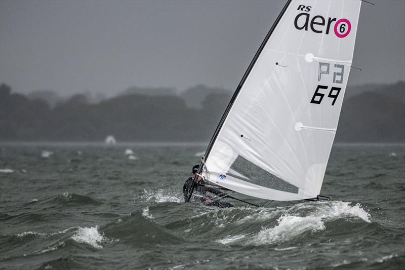 The RS Aero 6 photo copyright Jason Ludlow taken at Lymington Town Sailing Club and featuring the  class