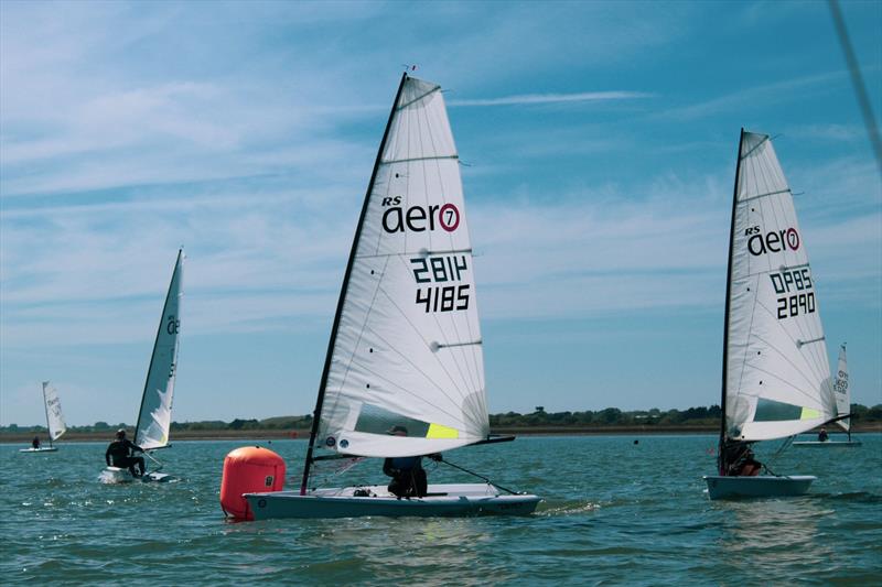 Lymington Town SC Open in Hampshire, UK photo copyright Giles Thornton / LTSC taken at Lymington Town Sailing Club and featuring the RS Aero class