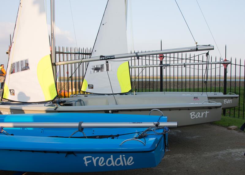 New boats at Tudor Sailing Club photo copyright Hannah Barnes taken at Tudor Sailing Club and featuring the RS Feva class