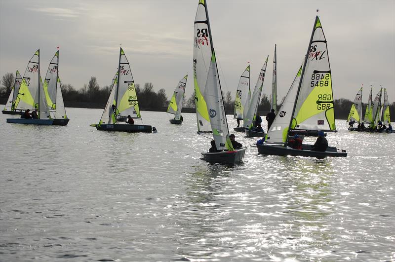 Noble Marine UK RS Feva Spring Championship at Draycote Water Sailing Club photo copyright Emily Davis taken at Draycote Water Sailing Club and featuring the RS Feva class