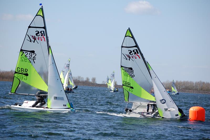 Noble Marine UK RS Feva Spring Championship at Draycote Water Sailing Club photo copyright Emily Davis taken at Draycote Water Sailing Club and featuring the RS Feva class