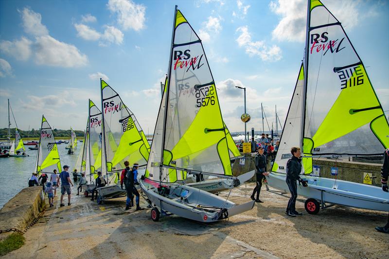 2021 RLymYC Youth Week photo copyright RLymYC taken at Royal Lymington Yacht Club and featuring the RS Feva class