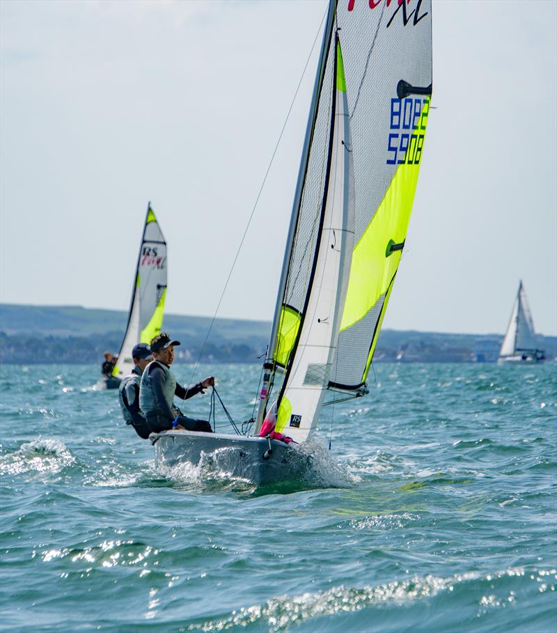 2021 RLymYC Youth Week photo copyright RLymYC taken at Royal Lymington Yacht Club and featuring the RS Feva class