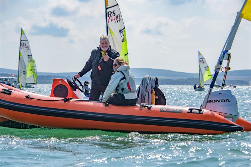 2021 RLymYC Youth Week photo copyright RLymYC taken at Royal Lymington Yacht Club and featuring the RS Feva class