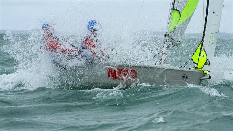 Day 1 - 2019 RS Feva NZ National Championships - Torbay Sailing Club - 30 March 2019 - photo © Richard Gladwell