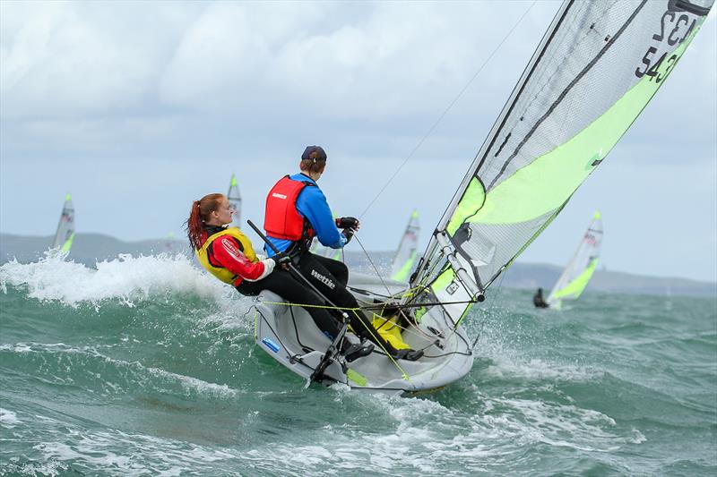 Day 1 - 2019 RS Feva NZ National Championships - Torbay Sailing Club - 30 March 2019 photo copyright Richard Gladwell taken at Torbay Sailing Club and featuring the RS Feva class