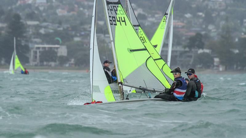 Day 1 - 2019 RS Feva NZ National Championships - Torbay Sailing Club - 30 March 2019 - photo © Richard Gladwell