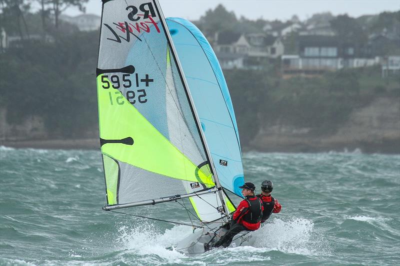 Day 1 - 2019 RS Feva NZ National Championships - Torbay Sailing Club - 30 March 2019 - photo © Richard Gladwell