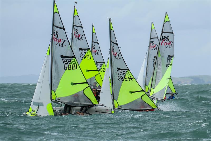 Day 1 - 2019 RS Feva NZ National Championships - Torbay Sailing Club - 30 March 2019 - photo © Richard Gladwell