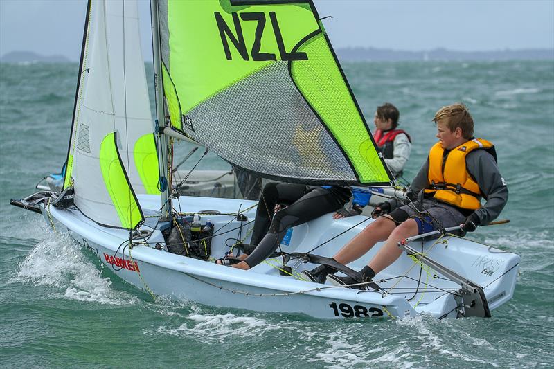 Day 1 - 2019 RS Feva NZ National Championships - Torbay Sailing Club - 30 March 2019 - photo © Richard Gladwell