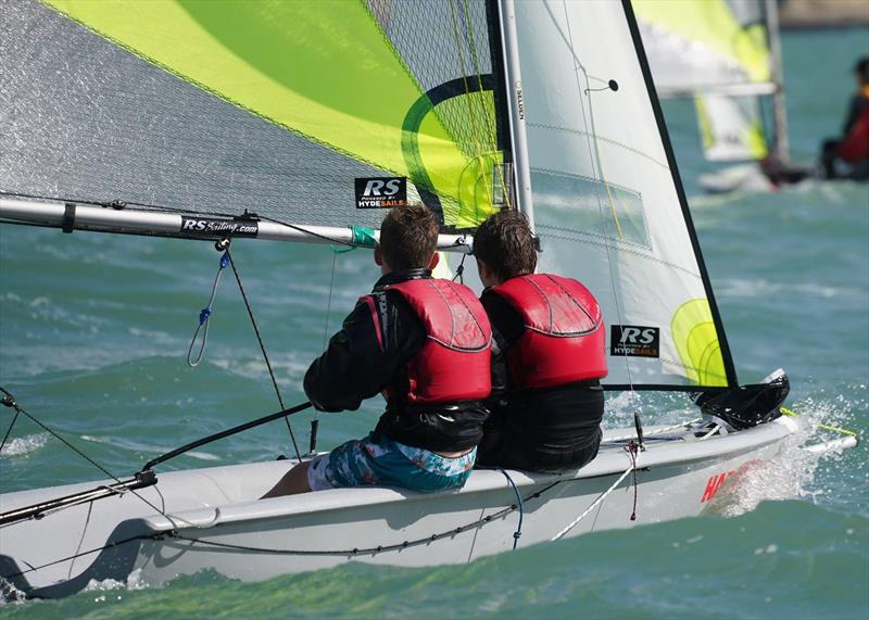 Day 2, RS Feva New Zealand Nationals, Torbay Sailing Club - March 31, 2019 - photo © Denis Garner