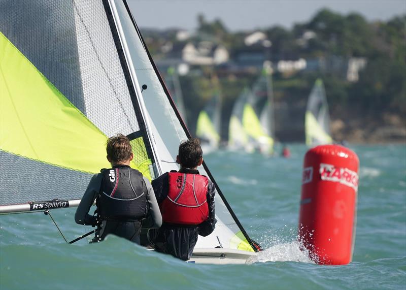 Day 2, RS Feva New Zealand Nationals, Torbay Sailing Club - March 31, 2019 - photo © Denis Garner