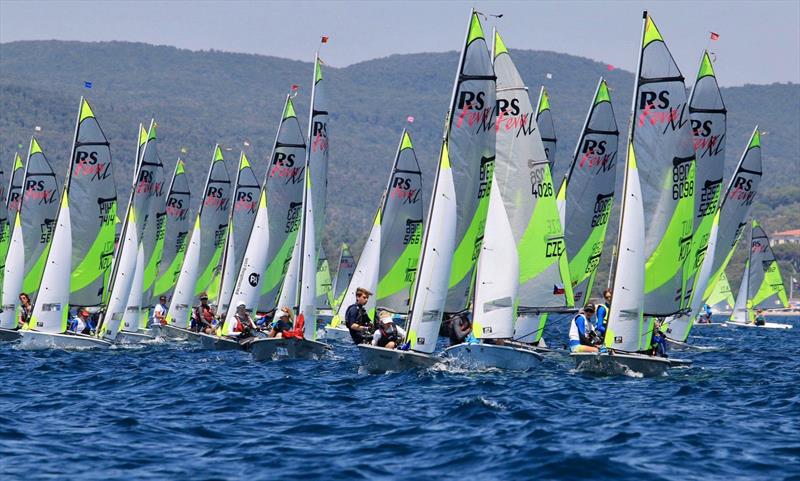  - Day 4 of the 2019 RS Feva World Championships, Follonica Bay, Italy - photo © Elena Giolai / Fraglia Vela Riva