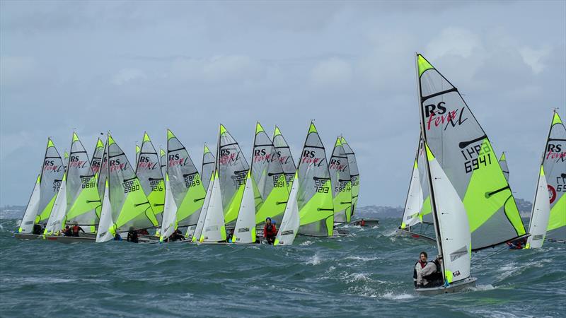 Almost 20 clubs and groups in NZ have  acquired fleets of one design RS Fevas - RS Feva Nationals, Torbay SC, March 2019 - photo © Richard Gladwell