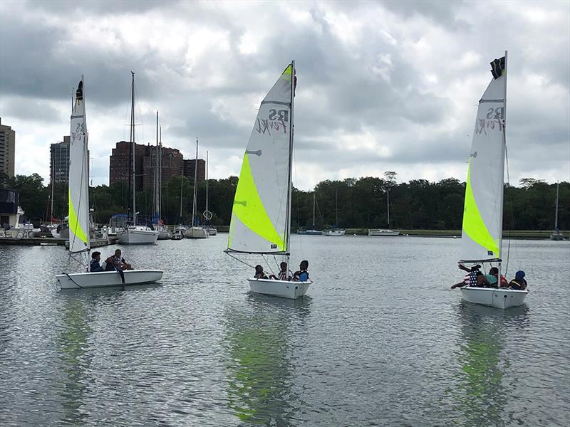 JPYC Foundation - Siebel - Session 3 Sailing photo copyright Jackson Park Yacht Club Foundation taken at  and featuring the RS Feva class