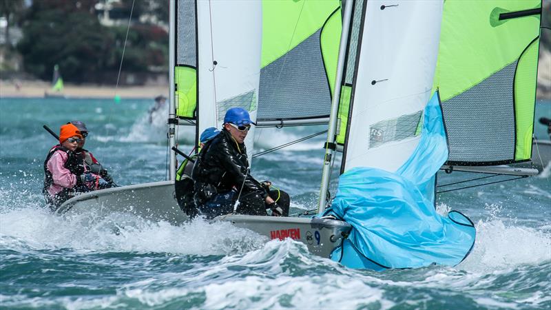 RS Feva 2020 NZ National Championship, Wakatere Boating Club - December 13, 2020 photo copyright Richard Gladwell / Sail-World.com taken at Wakatere Boating Club and featuring the RS Feva class