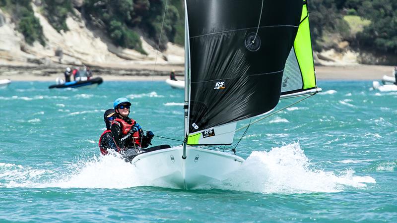 RS Feva 2020 NZ National Championship, Wakatere Boating Club - December 13, 2020 photo copyright Richard Gladwell / Sail-World.com taken at Wakatere Boating Club and featuring the RS Feva class