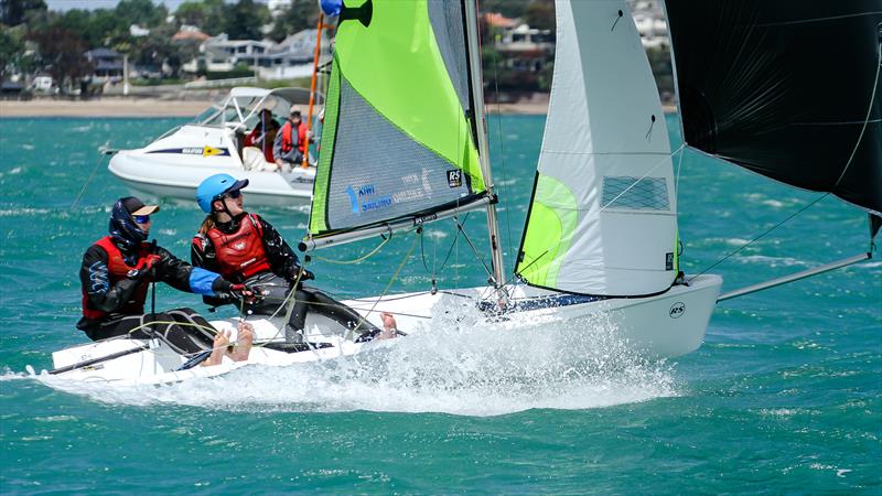 RS Feva 2020 NZ National Championship, Wakatere Boating Club - December 13, 2020 - photo © Richard Gladwell / Sail-World.com