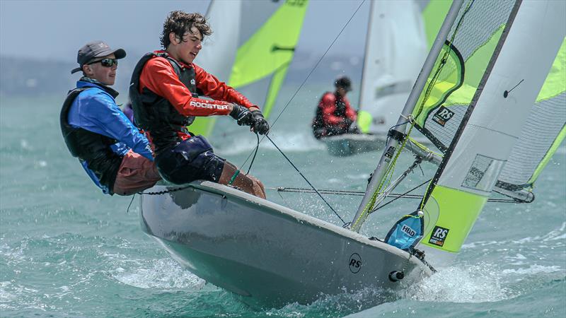 RS Feva 2020 NZ National Championship, Wakatere Boating Club - December 13, 2020 photo copyright Richard Gladwell / Sail-World.com taken at Wakatere Boating Club and featuring the RS Feva class