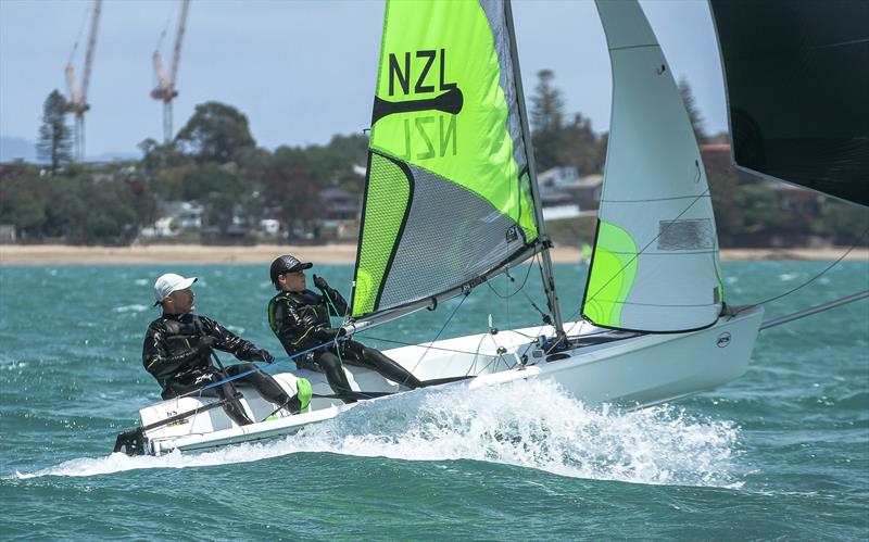 RS Feva 2020 NZ National Championship, Wakatere Boating Club - December 13, 2020 - photo © Richard Gladwell / Sail-World.com