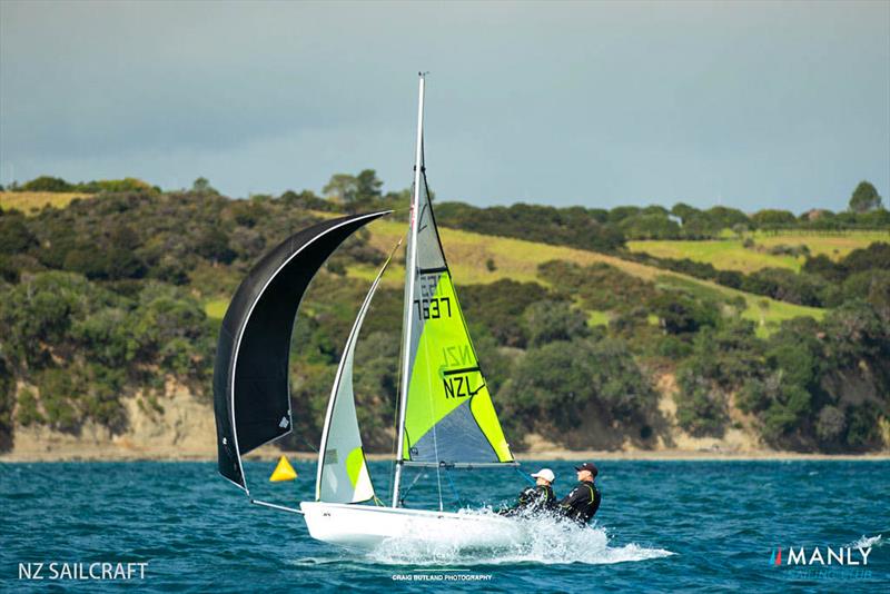 2021 RS Feva NZ National Championships, Manly Sailing Club - April 2021 photo copyright Craig Butland taken at Manly Sailing Club and featuring the RS Feva class