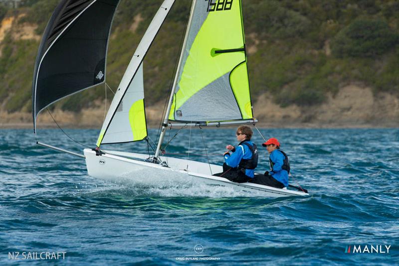 2021 RS Feva NZ National Championships, Manly Sailing Club - April 2021 photo copyright Craig Butland taken at Manly Sailing Club and featuring the RS Feva class