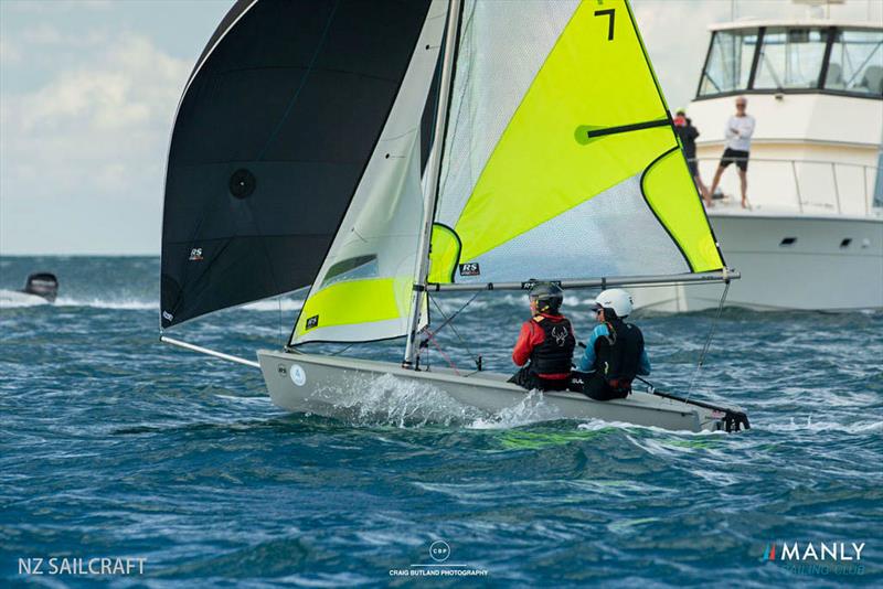 2021 RS Feva NZ National Championships, Manly Sailing Club - April 2021 photo copyright Craig Butland taken at Manly Sailing Club and featuring the RS Feva class