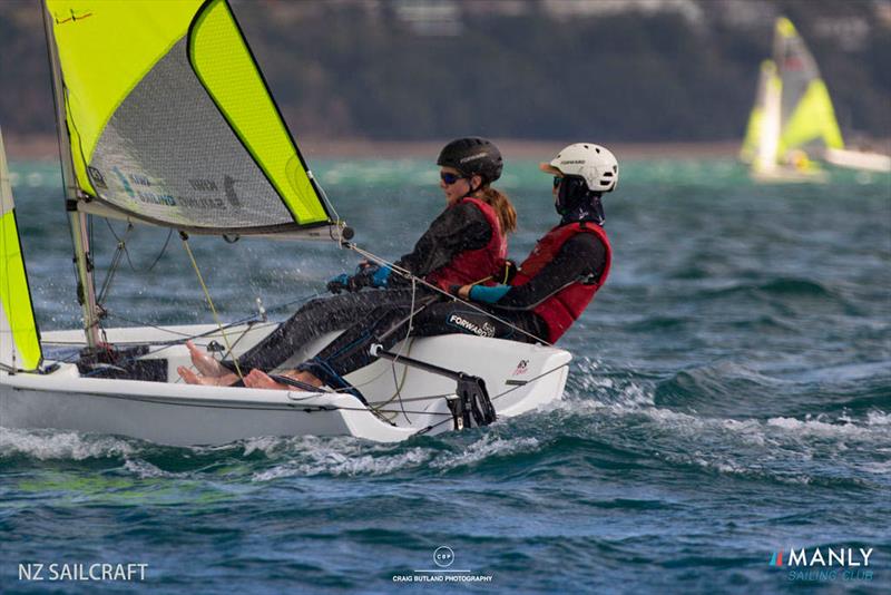 2021 RS Feva NZ National Championships, Manly Sailing Club - April 2021 photo copyright Craig Butland taken at Manly Sailing Club and featuring the RS Feva class