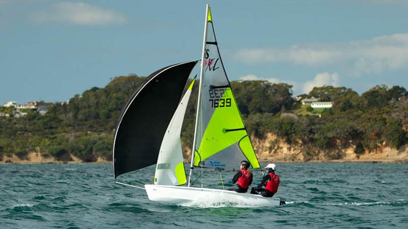 2021 RS Feva NZ National Championships, Manly Sailing Club - April 2021 photo copyright Craig Butland taken at Manly Sailing Club and featuring the RS Feva class