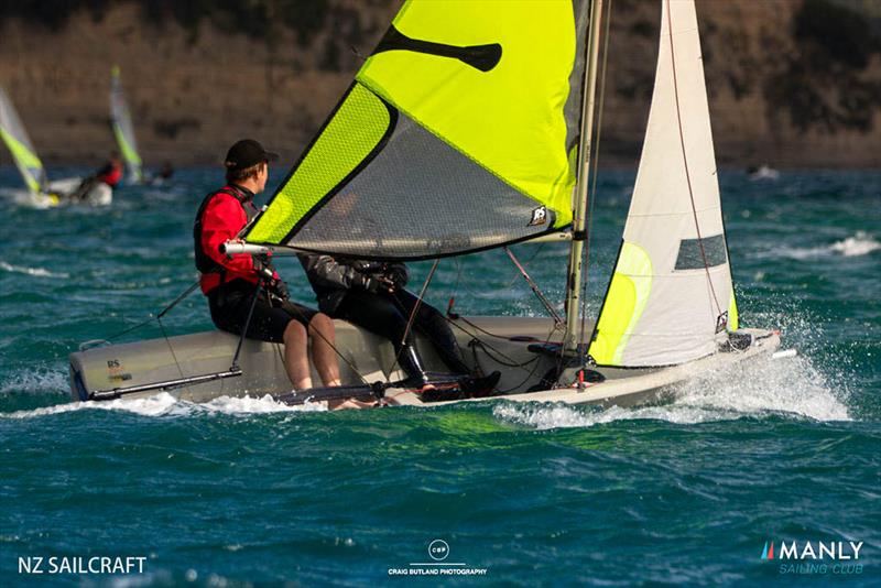 2021 RS Feva NZ National Championships, Manly Sailing Club - April 2021 photo copyright Craig Butland taken at Manly Sailing Club and featuring the RS Feva class