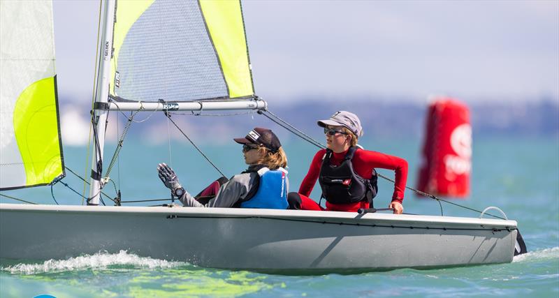 2022 RS Feva NZ Nationals - Maretai - April 2022 photo copyright Adam Mustill taken at  and featuring the RS Feva class