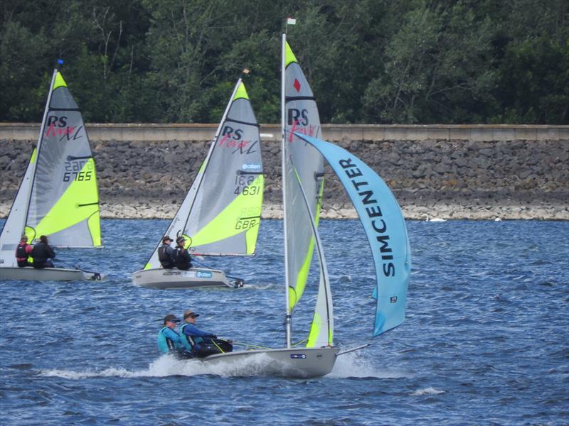 RS Feva Inlands at Draycote Water - photo © Steve Angell