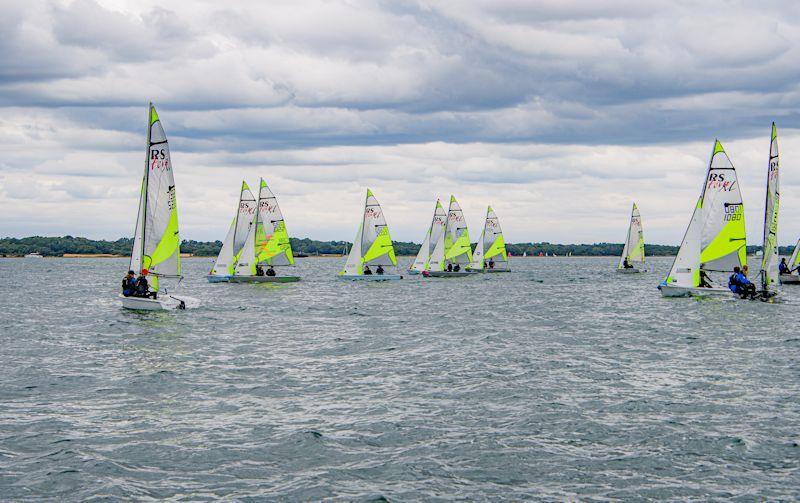 Youth Regatta Week at Royal Lymington photo copyright Alex & David Irwin / www.sportography.tv taken at Royal Lymington Yacht Club and featuring the RS Feva class