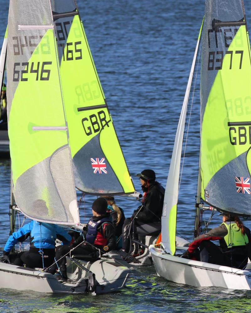 RS Feva SBS Trailers Midland Traveller at South Staffs photo copyright Steve Angell taken at South Staffordshire Sailing Club and featuring the RS Feva class