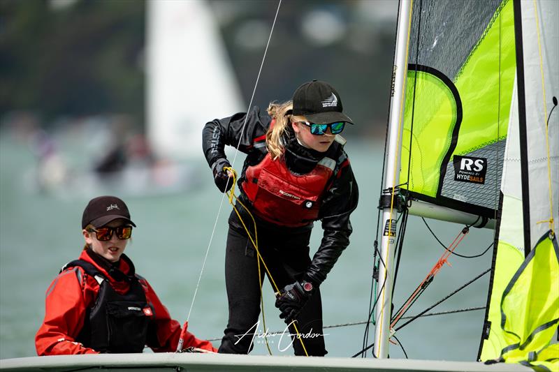 South Island RS Feva Championships - part of the Inspire RS Sailing program - ITM New Zealand Sail Grand Prix in Christchurch photo copyright Justin Mitchell taken at Naval Point Club Lyttelton and featuring the RS Feva class