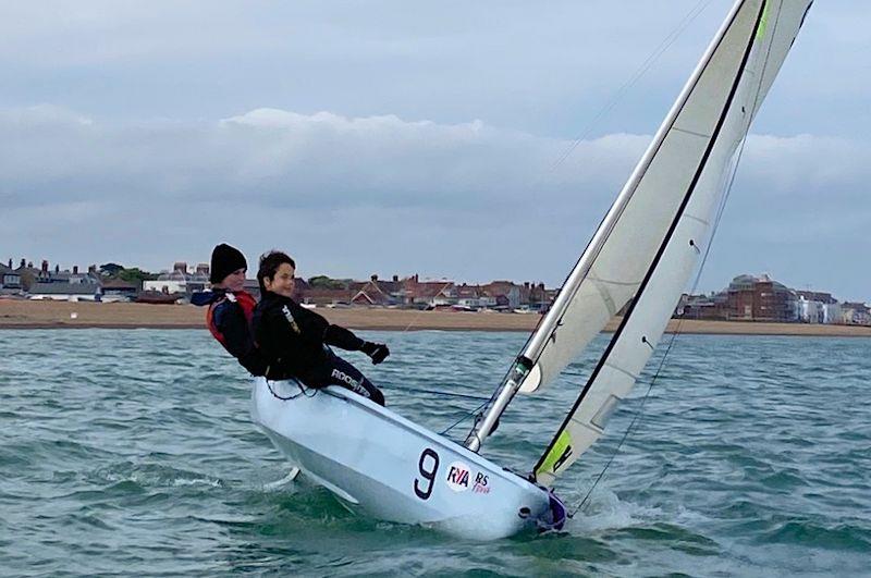 All Girls Training Day with KSSA, The Magena Project and Downs SC photo copyright Emma Mcfarlane taken at Downs Sailing Club and featuring the RS Feva class