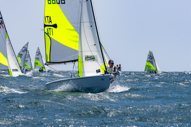 Magic Marine RS Feva Worlds in Follonica, Italy Day 2 photo copyright Oli King Photography taken at Gruppo Vela L.N.I. Follonica and featuring the RS Feva class
